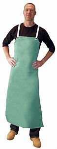 Tillman 6248 Green Flame Retardant Bib Apron, 24" X 48"