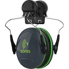 Jsp 262-Aeb010-Fb Full Brim Mounted Passive Ear Muff - Nrr 22, Dark Gray, Size One Size