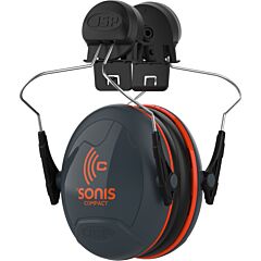 Jsp 262-Aeb030-Fb Full Brim Mounted Passive Ear Muff - Nrr 24, Dark Gray, Size One Size