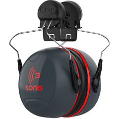 Jsp 262-Aeb040-Fb Full Brim Mounted Passive Ear Muff - Nrr 28, Dark Gray, Size One Size