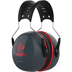 Jsp 262-Aeb040-Hb Passive Ear Muff With Adjustable Headband - Nrr 31, Dark Gray, Size One Size