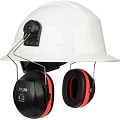 Pip 263-V3Fb V3 Full Brim Mounted Passive Ear Muff - Nrr 27, Neon Red, Size One Size
