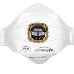 Jsp 272-Rpd425N95 Premium N95 Flat Fold Disposable Respirator With Valve - 10 Pack, White, Size One Size