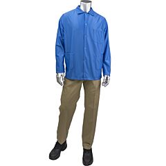 Uniform Technology Br49A-47Rb-2Xl Statmaster Short Esd Labcoat, Royal, Size 2X-Large