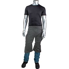 Kut Gard Chaps-1 Ata® Blended Cut Resistant Chaps With Adjustable Straps, Dark Gray, Size 25