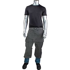 Kut Gard Chaps155-30 Ata® Blended Cut Resistant Chaps With Reinforcement And Adjustable Straps, Dark Gray, Size 30