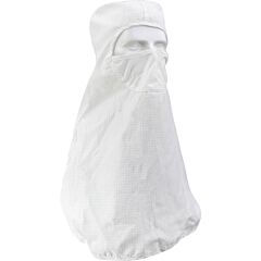 Uniform Technology Chpin2-74Wh-S Altessa Grid Iso 5, Class 100, Cleanroom Hood With Built-In Face Mask - Pull Over, White, Size Small