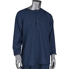 Uniform Technology Hsctm3-48Nv-Xs Microdenier Esd Sitewear Top, Navy, Size X-Small