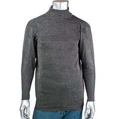 Pip P100Sp-S Ata® Blended Cut Resistant Pullover, Dark Gray, Size Small