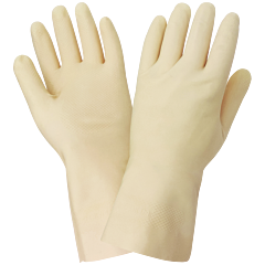 Global Glove Frogwear 160 Unlined 16-Mil Latex Fishscale Pattern Grip Unsupported Gloves, Size X-Large