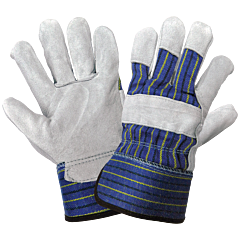 Global Glove 2120 Premium Split Cowhide Leather Palm Gloves, Size X-Large