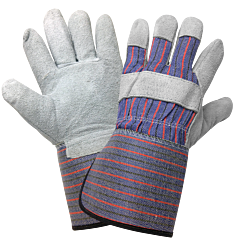 Global Glove 2300Gc Economy Split Cowhide Glove With Extra Heavy Inner Lining, Size Small