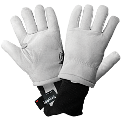 Global Glove 2800Gdc Premium Goatskin Leather Insulated Freezer Gloves, Size Large
