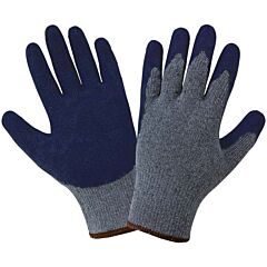 Global Glove 300E Seamless Rubber Palm Coated Polyester/Cotton Gloves, Size X-Large