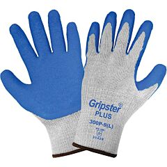 Global Glove Gripster 300P Premium Etched Rubber Palm Coated Gloves With Ergonomic Hand Shape And Cut Resistant, Size Medium