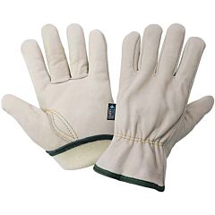 Global Glove 3200Cth Cowhide Leather Insulated Driver Style Retail-Tagged Gloves, Size Medium