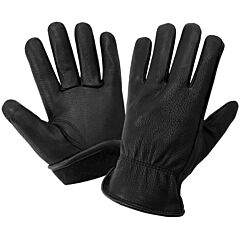 Global Glove 3200Dthb Premium Black Deerskin Leather Insulated Gloves, Size X-Large