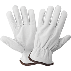Global Glove 3200Ge Economy-Grade Goatskin Leather Drivers Gloves, Size Large