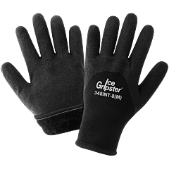 Global Glove Ice Gripster 348Int Two-Layer Pvc-Coated Low Temperature Cut Resistant Gloves, Cut Level A2, Size X-Large