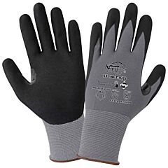 Global Glove Tsunami Grip 511Nft General Purpose Touch Screen Gloves Coated With New Foam Technology Nitrile, Cut Level A1, Size Small