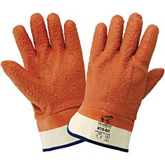 Global Glove Frogwear 870-Sc Heavy-Duty Rough Finish Pvc Cut Resistant Gloves, Cut Level A2, Size One Size