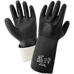 Global Glove Frogwear 9913R Premium Rough Finish 13-Inch Neoprene Chemical Handling Gloves, Size X-Large