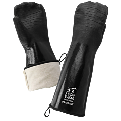 Global Glove Frogwear 9918Rmit Premium 18-Inch Insulated Neoprene Heat Resistant Mittens, Cut Level A3, Size One Size