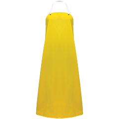 Global Glove A355Y Industrial Yellow Pvc/Polyester Apron, Size 36 Inch