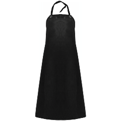 Global Glove Frogwear A48B Industrial Black Nitrile Apron, Size 48 Inch