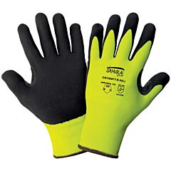 Global Glove Samurai Glove Cr18Nft-R Hi-Vis Cut Resistant Tuffalene® Uhmwpe Gloves With Reinforced Thumb Crotch, Cut Level A2, Size Medium