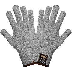 Global Glove Samurai Glove Cr411G Seamless Salt-And-Pepper Tuffkut® Fda Compliant Cut Resistant Uncoated Gloves, Cut Level A3, Size Medium