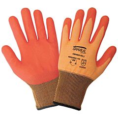 Global Glove Samurai Glove Cr488 Hi-Vis Cut Resistant Gloves, Cut Level A4, Size Large