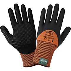Global Glove Samurai Glove Cr835-Rd Hi-Vis Cut Resistant Three-Quarter Coated Touch Screen Gloves Made With 15-Gauge Tuffalene® Platinum, Cut Level A5, Size 2X-Large