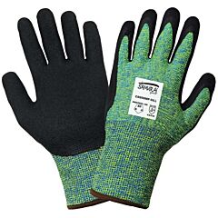 Global Glove Samurai Glove Cr898Mf Cut Resistant Anti-Static/Electrostatic Compliant Gloves With A Double-Dipped Nitrile Coating, Cut Level A5, Size X-Small