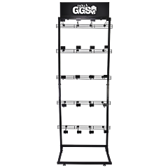 Global Glove Disp4 Retail 5-Tier Glove Display With Header Card, One Size