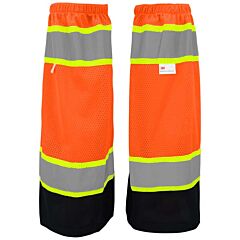 Global Glove Frogwear Glo-G2 Hi-Vis Mesh Gaiters, Class E, Size One Size