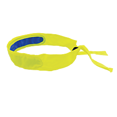 Global Glove Bullhead Safety Glo-Hb1 Hi-Vis Cooling Headband/Bandana, One Size