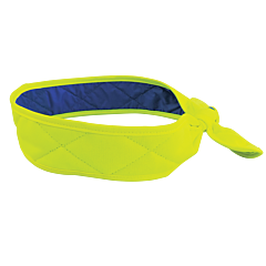 Global Glove Bullhead Safety Glo-Hb11 Premium Hi-Vis Evaporative Cooling Headband/Bandana, One Size