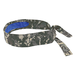 Global Glove Bullhead Safety Glo-Hb2 Camouflage Cooling Headband/Bandana, One Size