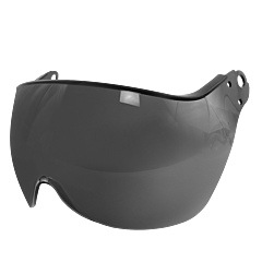 Global Glove Bullhead Safety Hh-V73Af - Smoke Anti-Fog Toric Polycarbonate Visor For Climbing Style Helmet, One Size