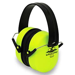Global Glove Bullhead Safety Hp-M2 Premium Hi-Vis Foldable Nrr 23 Db Earmuffs, One Size