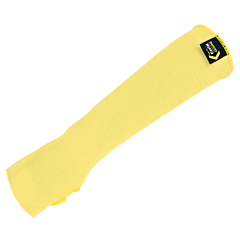 Global Glove K14Slt Double-Ply Aramid Fiber 14-Inch Cut And Heat Resistant Sleeve With Thumb Slot, Cut Level A3, Size 14 Inch