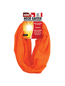 Global Glove Frogwear Ng-200 Multi-Function Neck Gaiter, Hi-Vis Orange