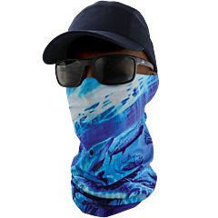 Global Glove Frogwear Ng-402 Premium, Multi-Function, Cooling Neck Gaiter, Underwater Wildlife Design