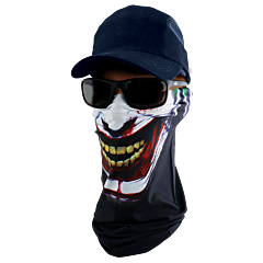 Global Glove Frogwear Ng-403 Premium, Multi-Function, Cooling Neck Gaiter, Joker Design