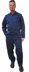 Tillman 6950B-L Westex Indura Navy Coveralls, Size Large, 1/Each
