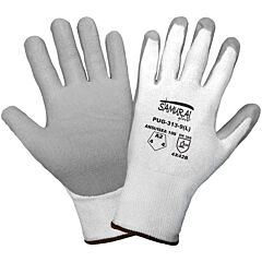 Global Glove Samurai Glove Pug-313 Cut Resistant Polyurethane Coated Gloves, Cut Level A2, Size X-Large