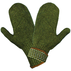 Global Glove S70Rwmt Army Green Rag Wool Mittens, One Size