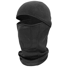 Global Glove Bullhead Safety Wl320Se Black, Shoulder-Length, Self-Extinguishing, Multifunctional, Hinged Thermal Balaclava, One Size
