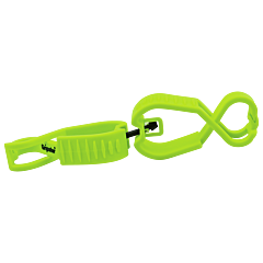 Global Glove Gripster Z10 Hi-Vis Yellow/Green Dual Large/Large Multi-Use Utility Clip, One Size